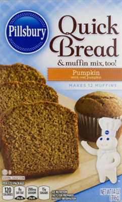 Pillsbury Quick Bread & Muffin Mix Pumpkin - 14 Oz - Image 1