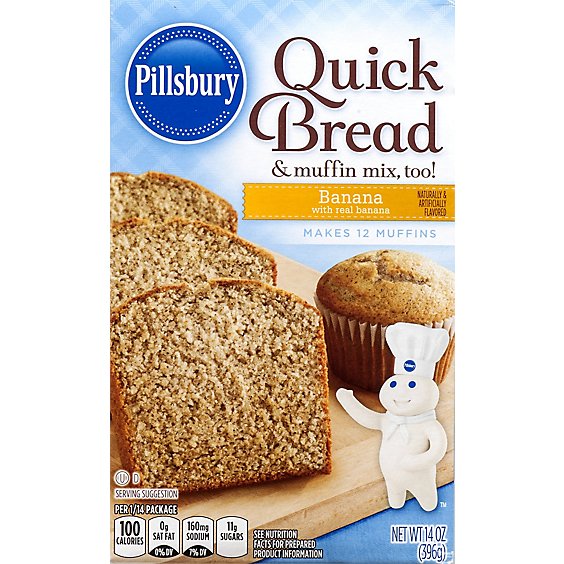 Pillsbury Quick Bread & Muffin Mix Banana - 14 Oz