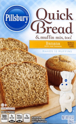 Pillsbury Quick Bread & Muffin Mix Banana - 14 Oz