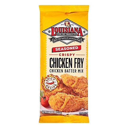 Louisiana Chicken Fry Seasoned Crispy - 9 Oz - Image 1