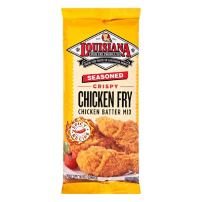 Louisiana Seasoned Crispy Chicken Fry Batter 9oz (Pack of 3)