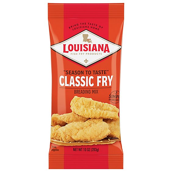 Louisiana Coating Mix Unseasoned Fish Fry - 10 Oz