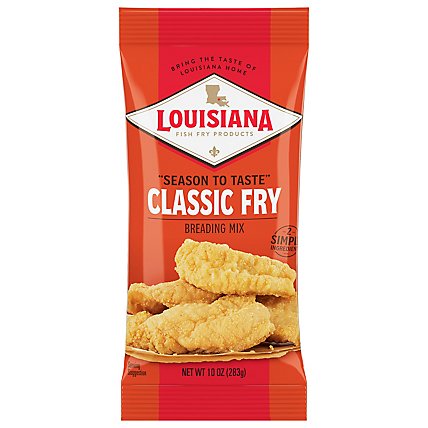 Louisiana Coating Mix Unseasoned Fish Fry - 10 Oz - Image 1