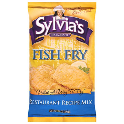 Sylvias Fish Fry Mix Restaurant Recipe - 10 Oz - Image 1