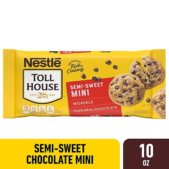 Nestle Toll House Semi Sweet Mini Chocolate Chips - 10 Oz