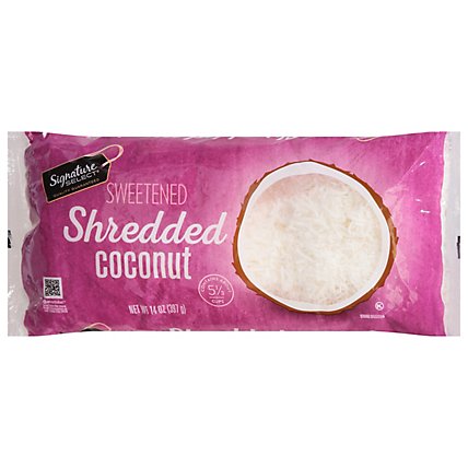 Signature SELECT Shredded Coconut Sweetened - 14 Oz - Image 1