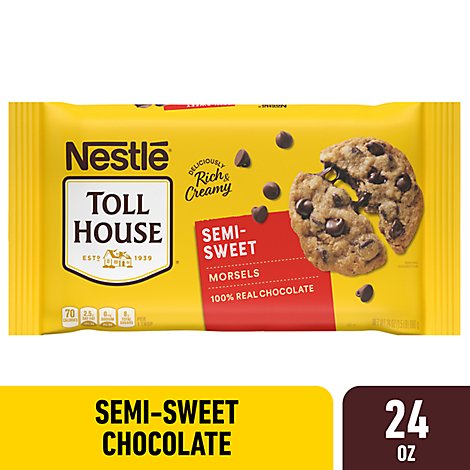 Nestle Toll House Original Semi Sweet Chocolate Morsels - 24 Oz