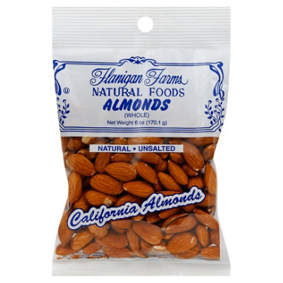 Flanigan Farms Almonds Whole Shelled - 6 Oz - Image 1