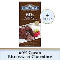 Ghirardelli Premium 60% Cacao Bittersweet Chocolate Baking Bar -  4 Oz - Image 1