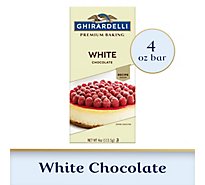 Ghirardelli Premium White Chocolate Baking Bar - 4 Oz
