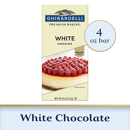 Ghirardelli Premium White Chocolate Baking Bar - 4 Oz - Image 1
