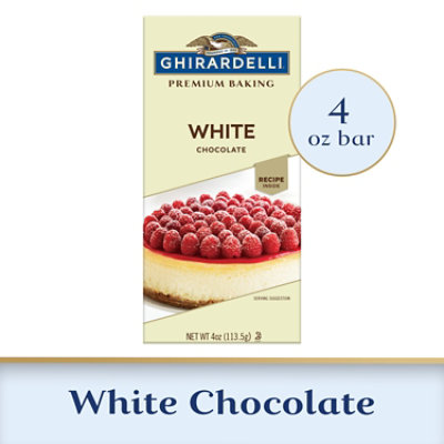 Ghirardelli Premium White Chocolate Baking Bar - 4 Oz