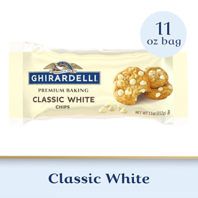 Ghirardelli Classic White Premium Baking Chips - 11 Oz