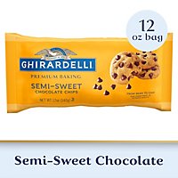 Ghirardelli Semi Sweet Chocolate Premium Baking Chips - 12 Oz - Image 1