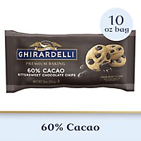 Ghirardelli 60% Cacao Bittersweet Chocolate Premium Baking Chips - 10 Oz - Image 1
