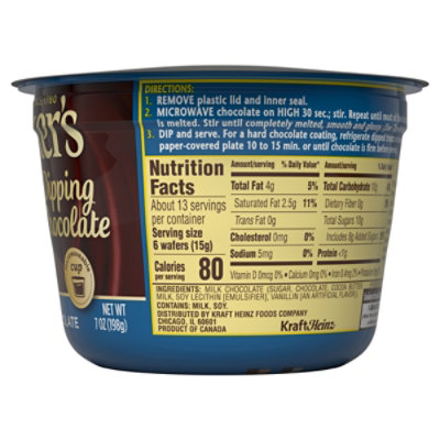Baker's Real Milk Dipping Chocolate - 7 Oz - Image 5