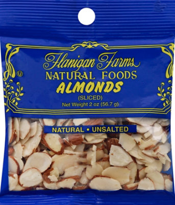 Flanigan Farms Almonds Sliced - 2 Oz - Image 2