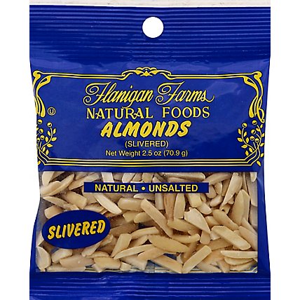 Flanigan Farms Almonds Slivered - 2.5 Oz - Image 2