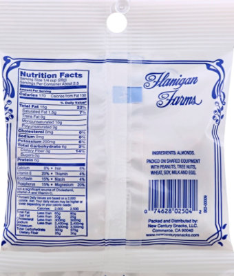 Flanigan Farms Almonds Whole Shelled - 2.5 Oz - Image 3