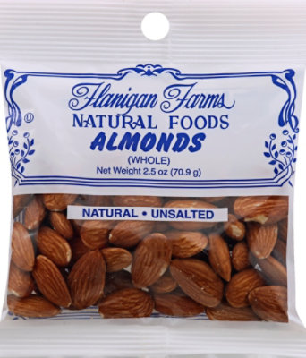 Flanigan Farms Almonds Whole Shelled - 2.5 Oz - Image 2