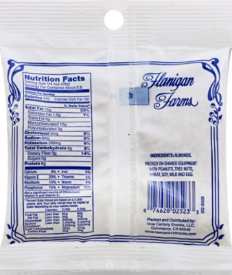 Flanigan Farms Almonds Chopped Dry Roasted - 2.5 Oz - Image 3