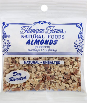 Flanigan Farms Almonds Chopped Dry Roasted - 2.5 Oz - Image 2