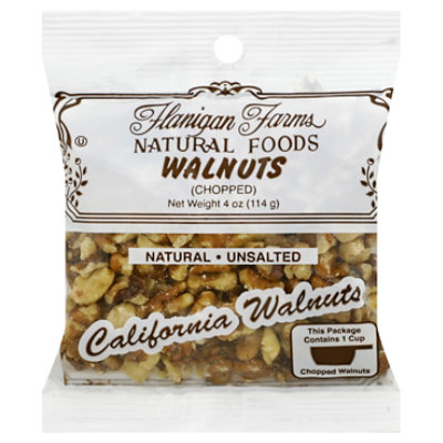 Flanigan Farms Walnuts Chopped - 4 Oz - Image 1