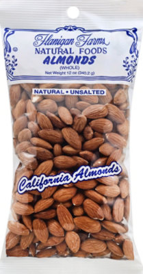 Flanigan Farms Almonds Whole - 12 Oz - Image 2