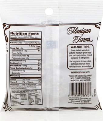 Flanigan Farms Walnuts Halves & Pieces - 2.5 Oz - Image 3