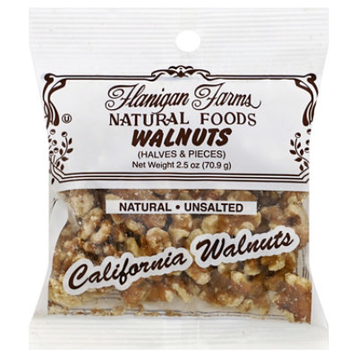 Flanigan Farms Walnuts Halves & Pieces - 2.5 Oz - Image 1