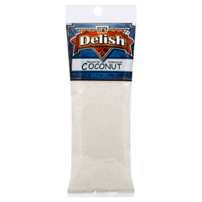 Its Delish Gourmet Coconut Sweetened - 7 Oz - Image 1