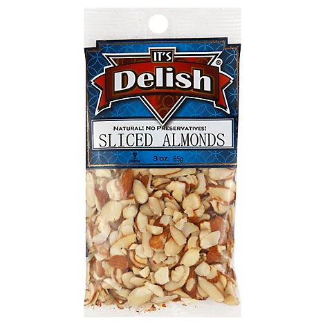 Its Delish Almonds Sliced - 3 Oz