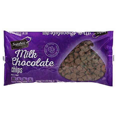 Signature SELECT Chocolate Chips Milk Chocolate - 11.5 Oz