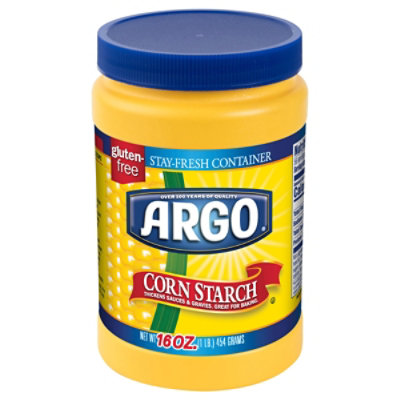 Argo Corn Starch 100% Pure Stay Fresh Container - 16 Oz - Image 1