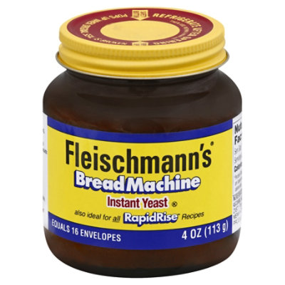 Fleischmanns Yeast Instant Bread Machine - 4 Oz