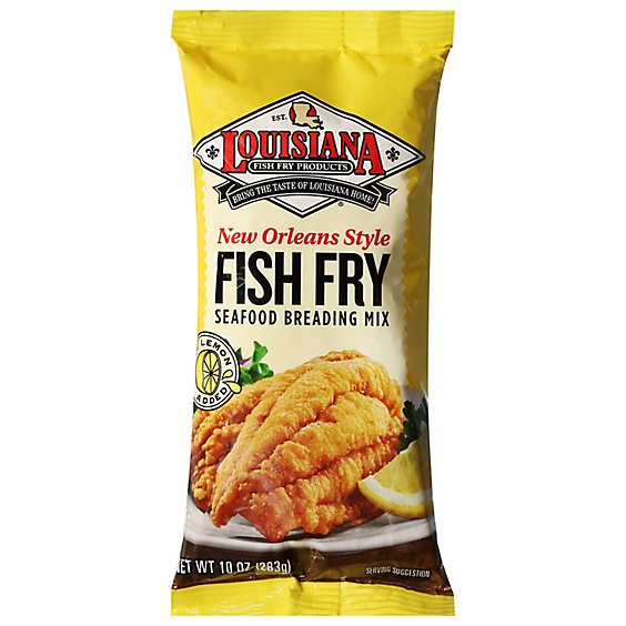 Louisiana Fish Fry New Orleans Style Lemon Added- 10 Oz