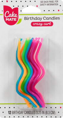 Betty Crocker Candles Neon Crazy Curl - 12 Count - Image 2