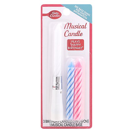 Betty Crocker Candles Musical - 3 Count - Image 1
