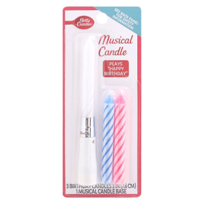 Betty Crocker Candles Musical - 3 Count