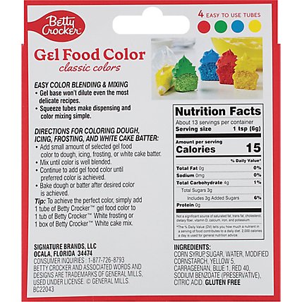 Betty Crocker Gel Food Colors Classic - 2.7 Oz - Image 6