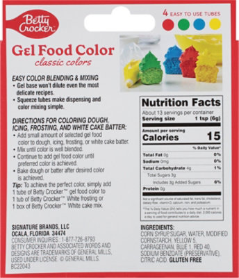 Betty Crocker Gel Food Colors Classic - 2.7 Oz - Image 6