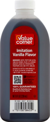 Value Corner Imitation Vanilla Flavor - 8 Fl. Oz. - Image 2