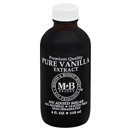 Morton & Bassett Extract Pure Vanilla - 4 Fl. Oz. - Image 1