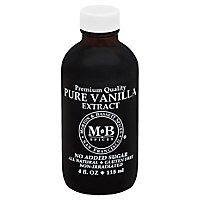 Morton & Bassett Extract Pure Vanilla - 4 Fl. Oz. - Image 1