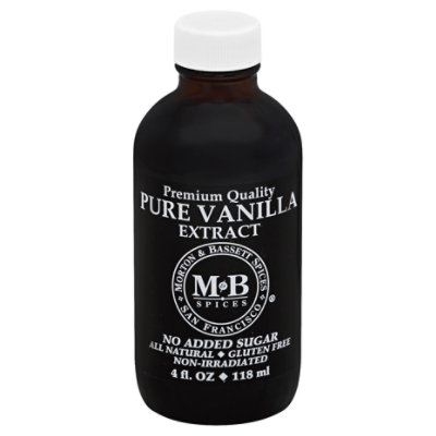 Morton & Bassett Extract Pure Vanilla - 4 Fl. Oz.