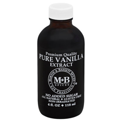 Morton & Bassett Extract Pure Vanilla - 4 Fl. Oz. - Image 1