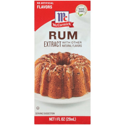 McCormick Rum Extract With Other Natural Flavors - 1 Fl. Oz.