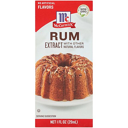 McCormick Rum Extract With Other Natural Flavors - 1 Fl. Oz. - Image 1