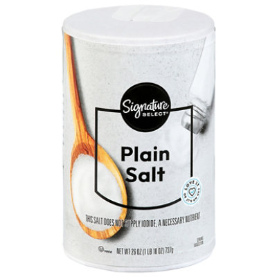 Signature SELECT Plain Salt - 26 Oz