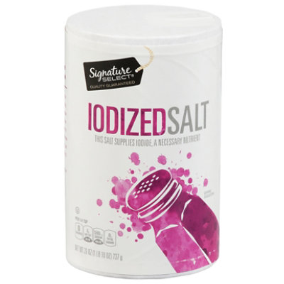 Signature SELECT Iodized Salt - 26 Oz - Image 4